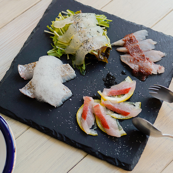 オヤジが厳選したカルパッチョ 4つのお味で